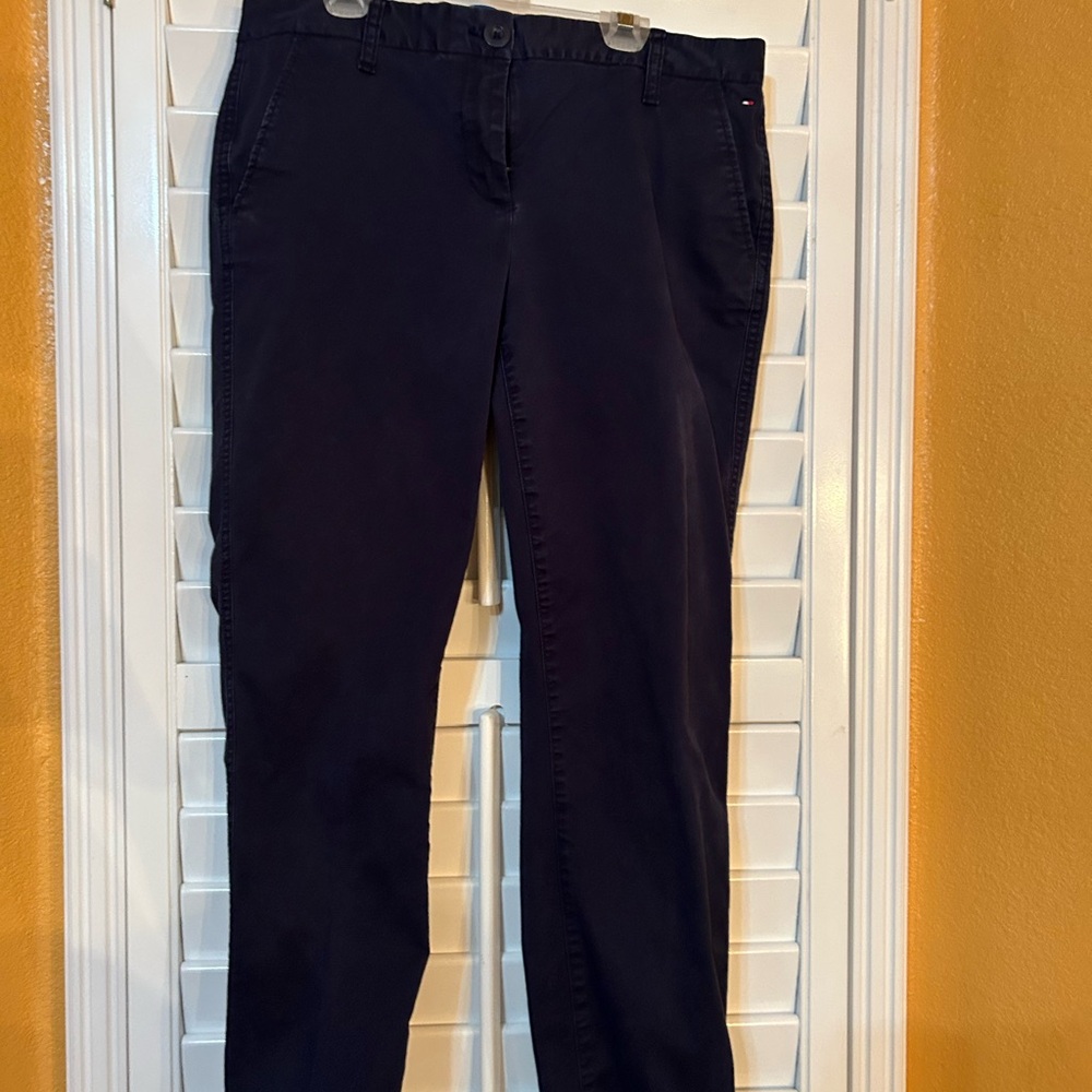 Tommy Hilfiger Navy Women's Trousers